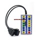 OBDII Protocol Detector Car OBD Break Out Box Breakout Tool