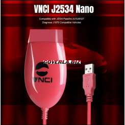 VNCI J2534 Nano Compatible With J2534 Passthru IDS HDS TIS Forscan SDD PCM-Flash & ELM327 Diagnose J1979